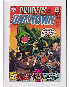 Challengers of the Unknown (1958) #  76 (3.0-GVG) (1945069) Joe Kubert cover