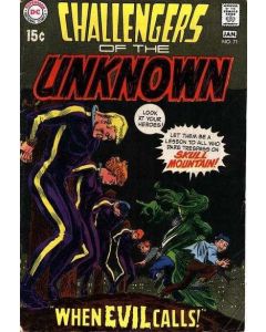 Challengers of the Unknown (1958) #  71 (4.0-VG) Writing on back cover