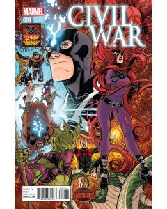 Civil War (2015) #   1 H 1:50 Inhumans 50th Anniversary (9.0-VFNM) Secret Wars