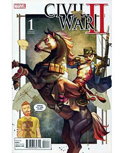 Civil War II (2016) #   1 Yasmine Putri Variant Cover (9.0-VFNM) Gwenpool Patry