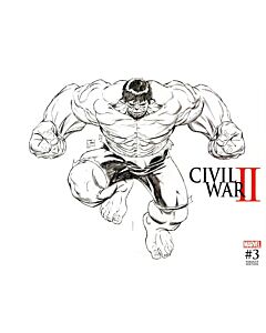 Civil War II (2016) #   3 Unbagged Wrap around (9.0-VFNM)