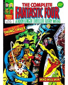 Complete Fantastic Four (1977) #  34 (7.5-VF-) Marvel UK Magazine