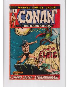 Conan the Barbarian (1970) #  14 UK Price (4.0-VG) (2006776) 1st Elric, 1st Uulan Gath (Cameo)