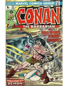 Conan the Barbarian (1970) #  35 UK Price (6.0-FN) Centerfold detached