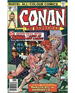 Conan the Barbarian (1970) #  63 UK Price (4.0-VG) Staple rust