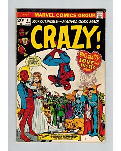 Crazy (1973) #   2 (4.0-VG) (668051)