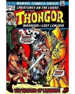 Creatures on the Loose (1971) #  25 (5.0-VGF) Distributor's ink, Thongor