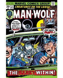 Creatures on the Loose (1971) #  31 (5.0-VGF) Man-Wolf