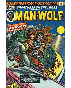 Creatures on the Loose (1971) #  32 UK Price (6.0-FN) Man-Wolf, Kraven