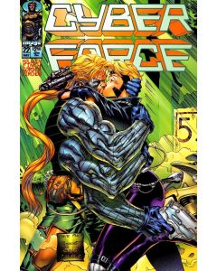 Cyber Force (1993) #  22 (6.0-FN) Tag on back cover