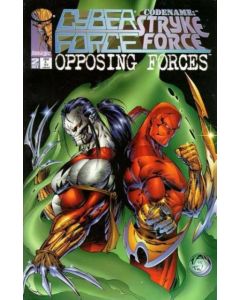 Cyber Force Strykeforce Opposing Forces (1995) #   2 (6.0-FN) Tag on back cover