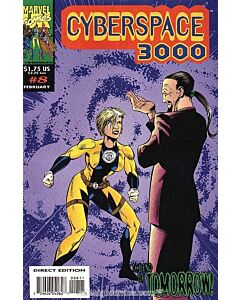 Cyberspace 3000 (1993) #   8 (6.0-FN) (Marvel UK) Price tag on Cover