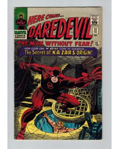 Daredevil (1964) #  13 UK Price (5.0-VGF) (1014345) Origin Ka-Zar