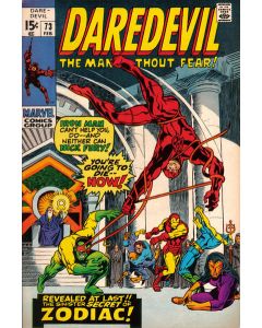 Daredevil (1964) #  73 (6.5-FN+) Iron Man, Madame Masque