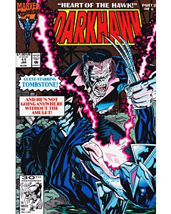Darkhawk (1991) #  11 (4.0-VG) Tombtone, Water damage, Rust migration