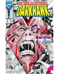 Darkhawk (1991) #  23 (5.0-VGF) Water damage, Rust migration