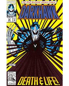 Darkhawk (1991) #  25 (5.0-VGF) With Poster, Water damage, Rust migration