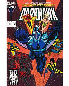 Darkhawk (1991) #  26 (5.0-VGF) New Warriors, Water damage, Rust migration