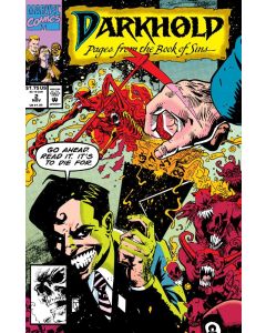 Darkhold (1992) #   2 (5.0-VGF) Water damage, Rust migration