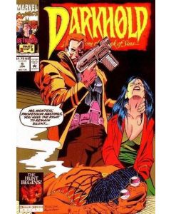 Darkhold (1992) #   9 (5.0-VGF) Water damage, Rust migration