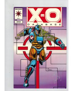 X-O Database (1993) #   1 (7.0-FVF) (1727207) Signed by Cliff van Meter