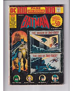 DC 100 Page Super Spectacular (1971) #  20 (2.5-GD+) (1379338) Batman, Spine split