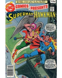 DC Comics Presents (1978) #  11 UK Price (4.0-VG) Hawkman