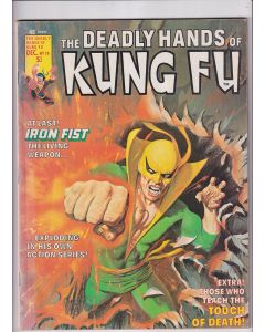 Deadly Hands of Kung Fu (1974) #  19 (5.0-VGF) (1972584) Magazine, Iron Fist, 1st White Tiger