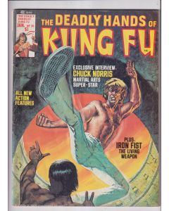 Deadly Hands of Kung Fu (1974) #  20 (5.0-VGF) (1972669) Magazine, Chuck Norris, 2nd White Tiger
