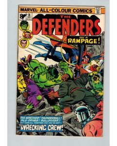 Defenders (1972) #  18 UK Price (6.0-FN) (1909931) Wrecking Crew