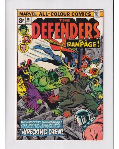 Defenders (1972) #  18 UK Price (6.0-FN) (2039088) Wrecking Crew