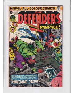 Defenders (1972) #  18 UK Price (6.0-FN) (2174116) Wrecking Crew