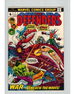 Defenders (1972) #   7 UK Price (7.0-FVF) (2129901)