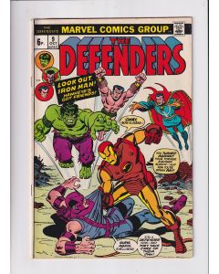 Defenders (1972) #   9 UK Price (6.0-FN) (2006981) Avengers