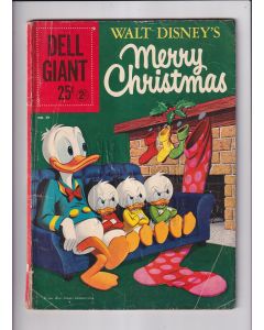Dell Giant (1959) #  39 UK Price (3.0-GVG) (1975257) Walt Disney's Merry Christmas, Pen on cover