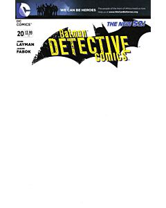 Detective Comics (2011) #  20 Blank Variant (9.0-VFNM)
