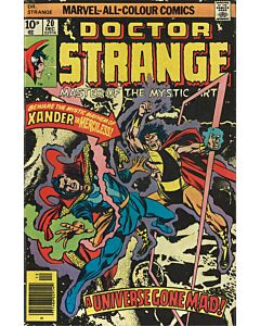 Doctor Strange (1974) #  20 UK Price (6.0-FN) Xander