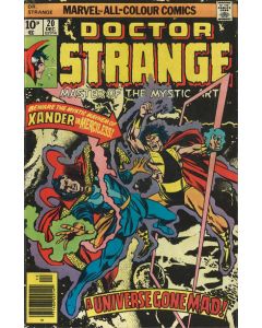Doctor Strange (1974) #  20 UK Price (7.0-FVF) Xander