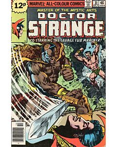 Doctor Strange (1974) #  31 UK Price (1.0-FR) Sub-Mariner, Cover nearly detached