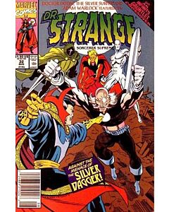 Doctor Strange (1988) #  32 Newsstand (4.0-VG) Water Damage, Staple Rust