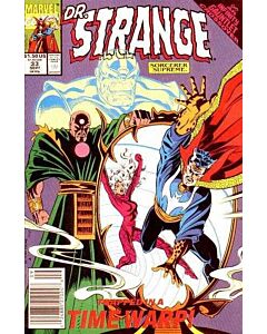 Doctor Strange (1988) #  33 Newsstand (4.0-VG) Infinity Gauntlet Tie-In, Water damage