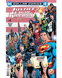 Dollar Comics Justice League of America 2006 (2020) #   1 (6.0-FN) Price tag back cover
