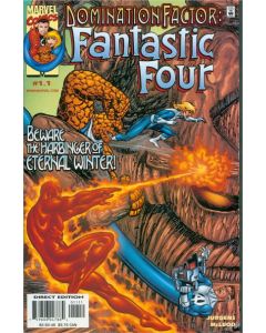Domination Factor Fantastic Four (1999) #   1.1 DF (9.0-VFNM) Iron Man, Signed With COA