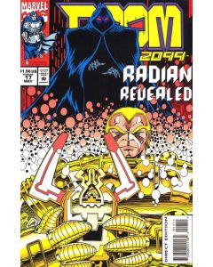 Doom 2099 (1993) #  17 (6.0-FN) With card, Tag residue on cover