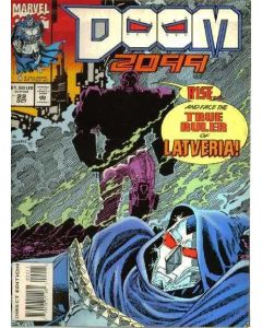 Doom 2099 (1993) #  22 (5.0-VGF) Tyger Wylde, Tag residue on cover