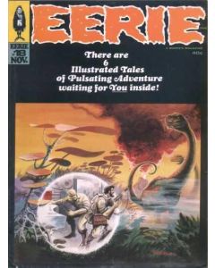 Eerie (1966) #  18 (3.0-GVG) Magazine big tear in Cover Waterdamage