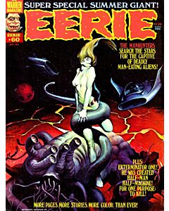 Eerie (1966) #  60 Split and writing on cover (4.0-VG) Magazine