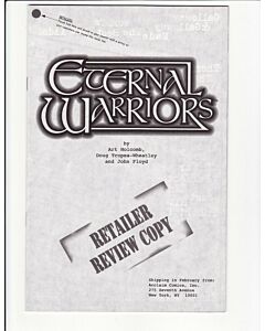 Eternal Warriors Retailer Review Copy (1996) #   1 (5.0-VGF) Rust migration