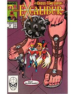 Excalibur (1988) #  13 (5.0-VGF) Price tag scuff on cover
