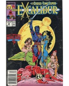 Excalibur (1988) #  16 Newsstand (5.0-VGF) Price tag removal scuff on cover